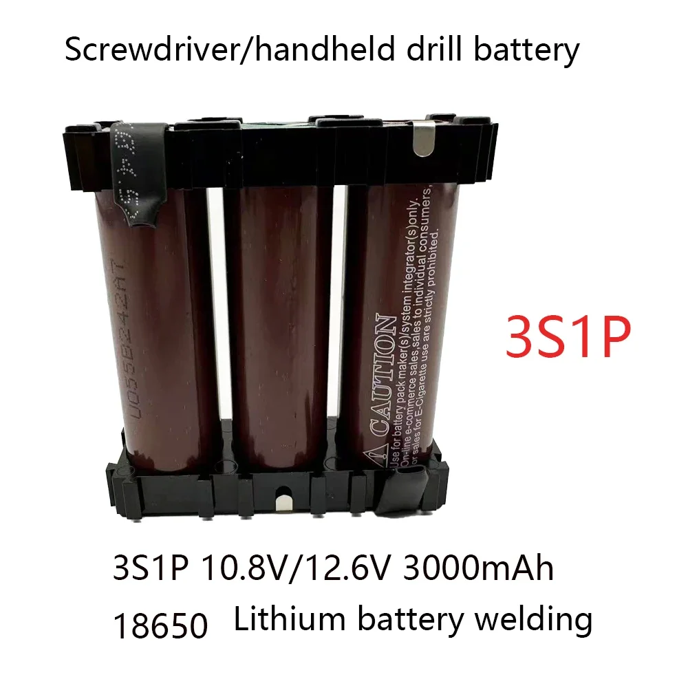 Pacote de bateria de solda personalizada, 2S1P, 3S2P, 4S1P, 4S2P, 4S2P, 5S1P, 5S2P, 18650, bateria HG2, 3000mAh, 6000mAh bateria, 7.4V a 25.2V: ROXO