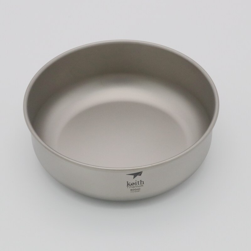 Keith camping pure titanium kommen 300ml-900ml kommen kookgerei servies bestek  ti5333-ti5338