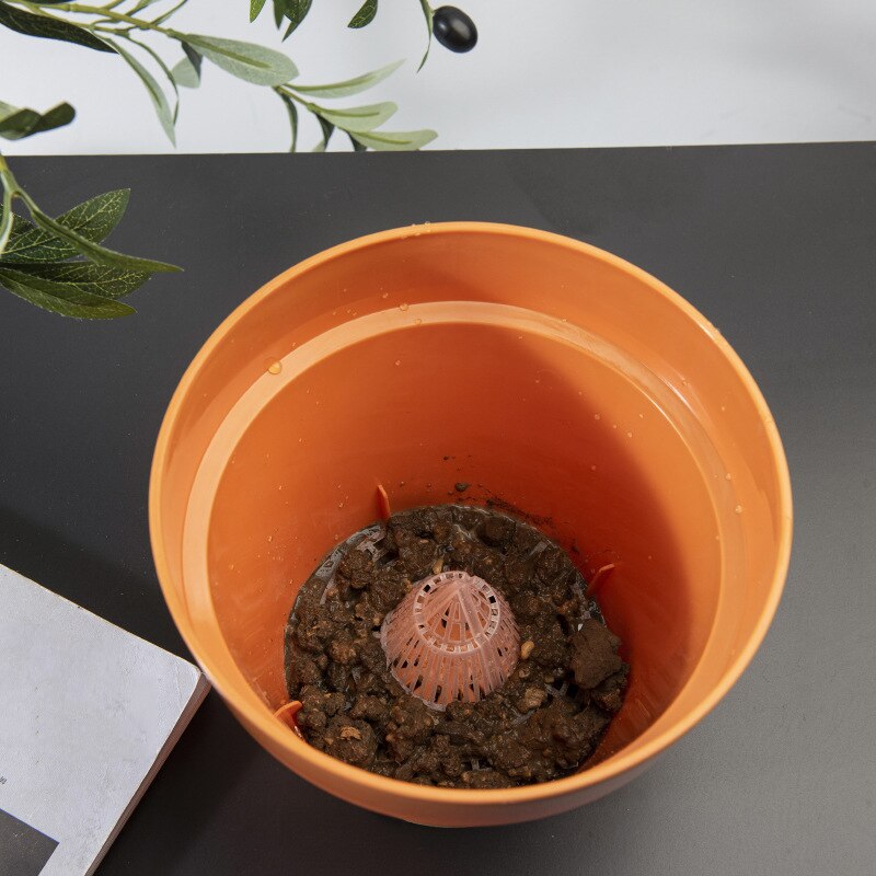 5 stücke Kunststoff Konische Leckage Matten Für Blumentopf Boden Blumentopf Kegel bilden Atmungsaktive Gittergewebe-matt Pflanzen Werkzeug Garten liefert