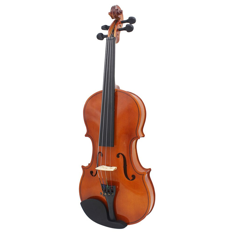 IRIN Akoestische Viool 4/4 3/4 1/4 1/8 1/2 Grootte Massief Houten Sparren Flame Maple Fineer Viool Fiddle Met Case Rosin sets Viool 4/4