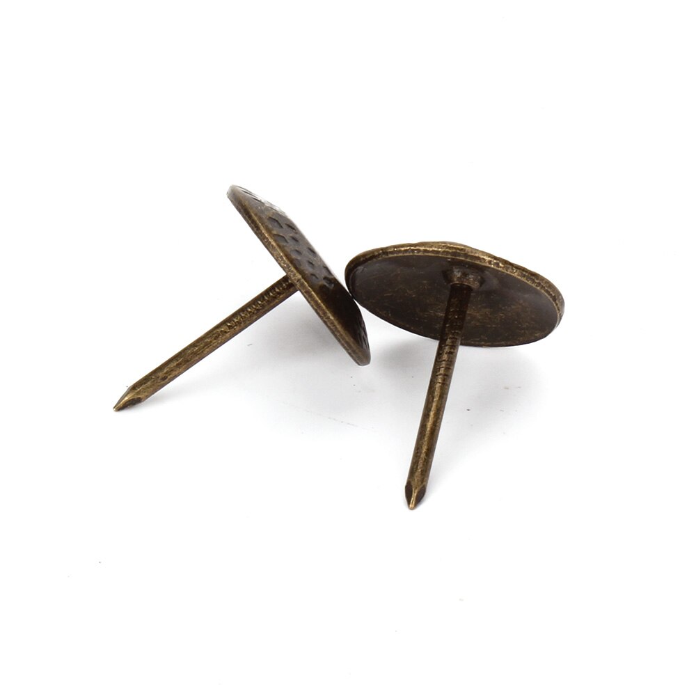 50 stk retro bikageformede smykkeskrin / sofa / tromle negle / dekorative negle bronze thumbtack / polstring negle