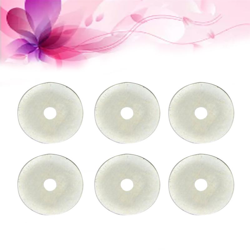 6pcs Cutting Blade Rotary Cutter Round Blades Sharp 28mm Rotary Circular Cutter for Sewing