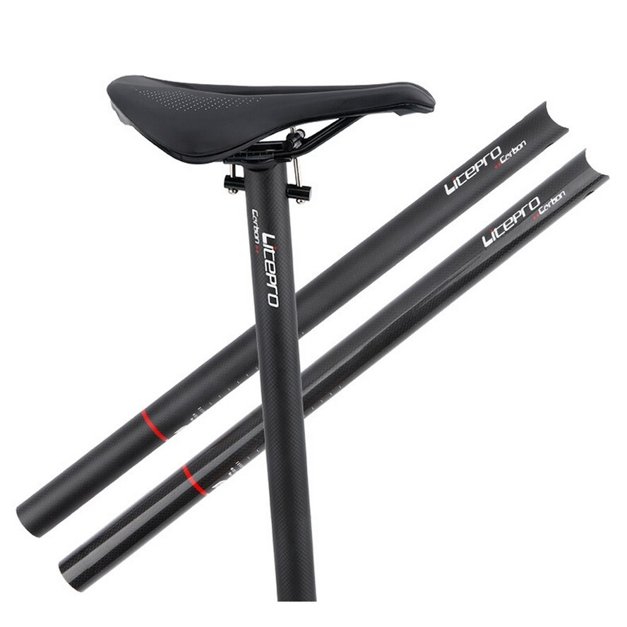 Litepro faltrad sattelsttze 31.8/33.9*580mm Kohle...  Grandado