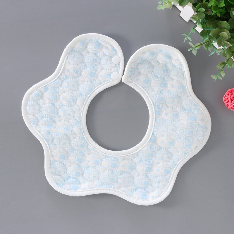 Blomst stil baby smekker roterende vanntette klær bandana smekker spytt håndkle