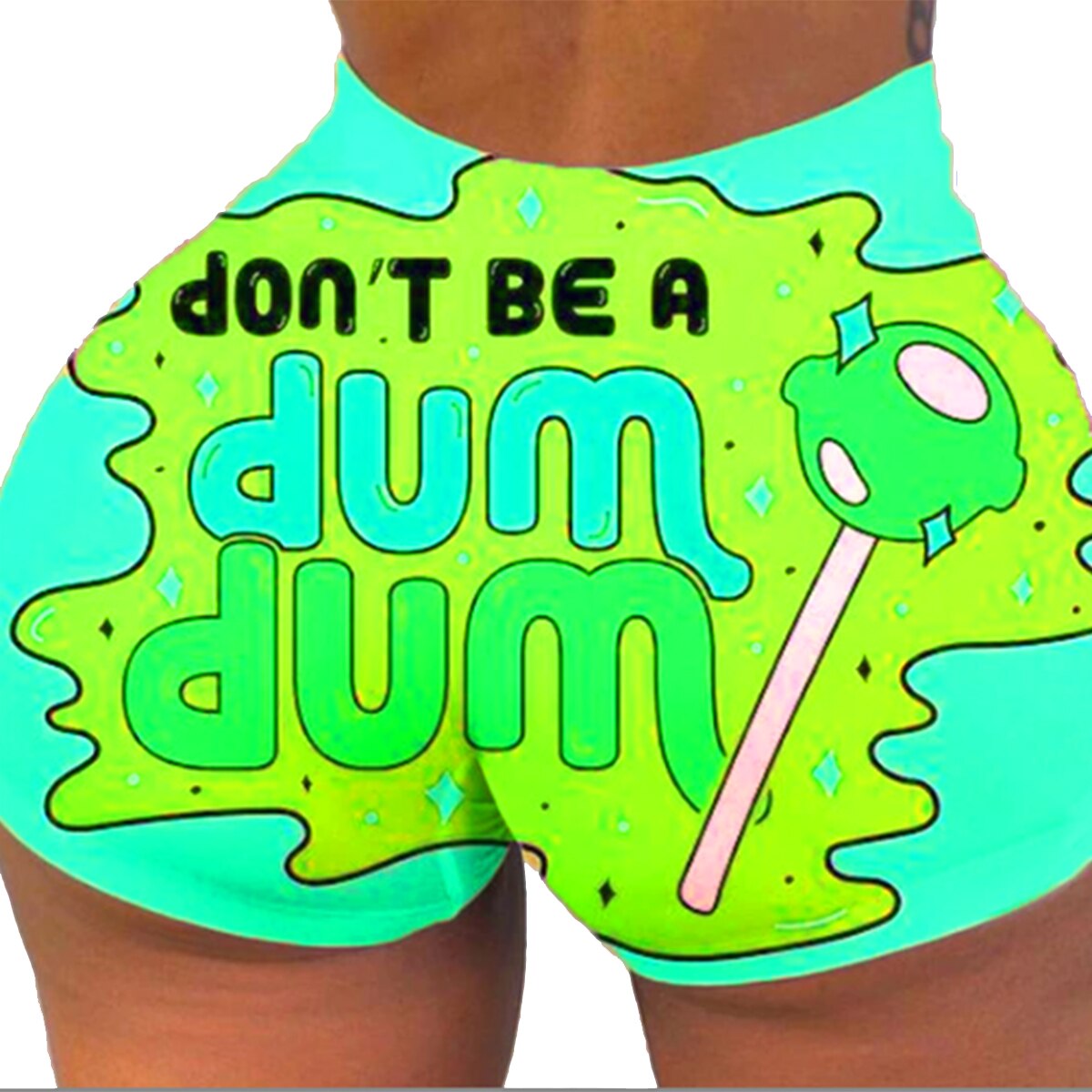 Dames shorts letter print shorts zomer casual hoge taille korte broek sport dagelijkse shorts onderkant