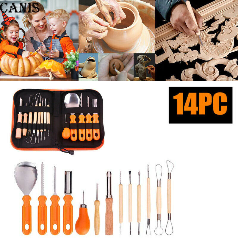 14 stks/set Pro Groente Fruit Graveur Keuken Carving Tool Kit