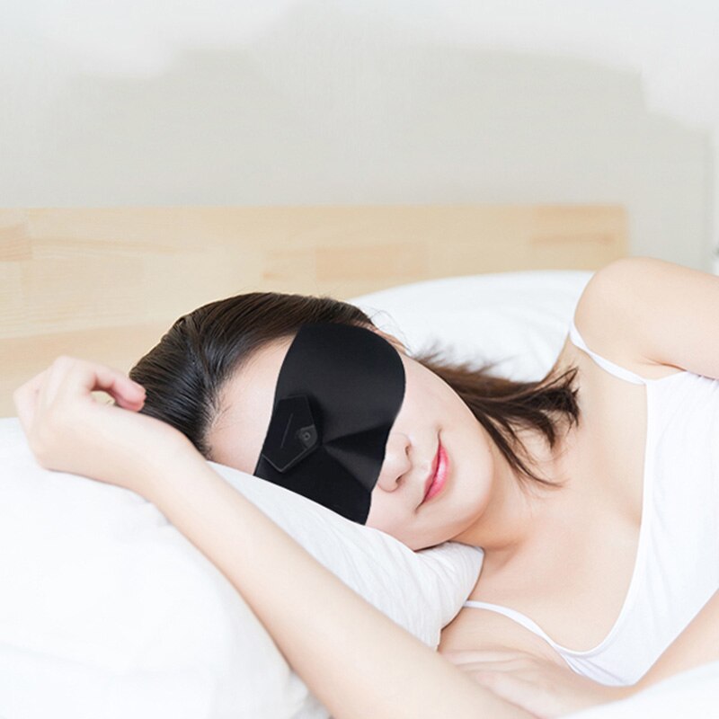 MHKBD 3D Clever Schlaf Maske Elektrische Puls Auge Maske Entlasten Müdigkeit und betonen Schattierung Augenbinde Schlaf Hilfe Massagegerät