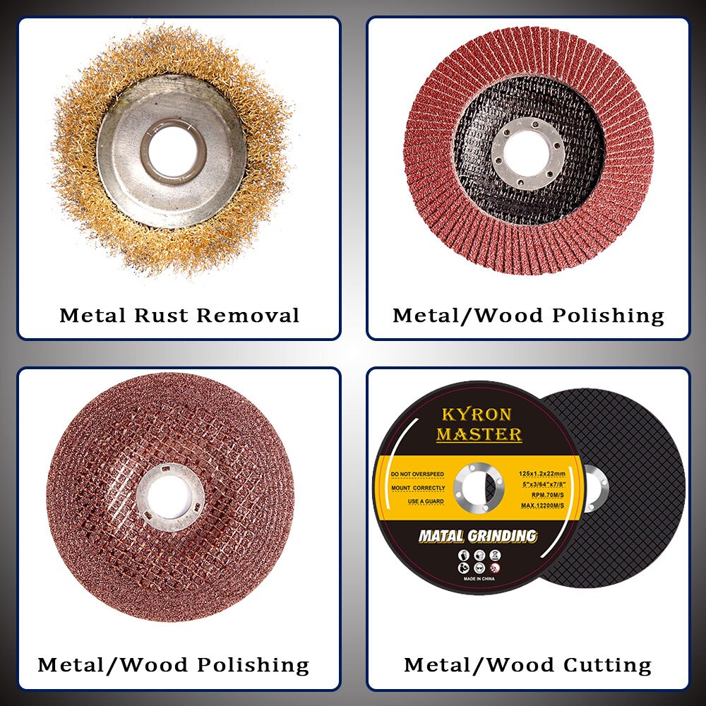 125MM Grinding wheel Metal Cutting Disc Polishing Sheet For 125mm Brushless Angle Grinder