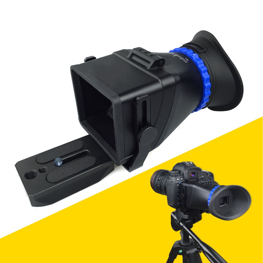 Asketæt forstørrelsesdele værktøj udendørs lcd søger tilbehør dslr kamera støvtæt 3 tommer til canon 5 d 2 5 3 – Grandado