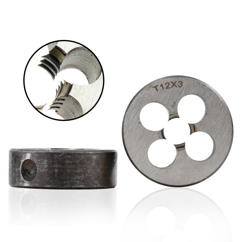Hss skruvgänga och matrisuppsättning 2 st höger rotation cnc för metallbearbetningssats maskinplugg skruvborrborr runt matris