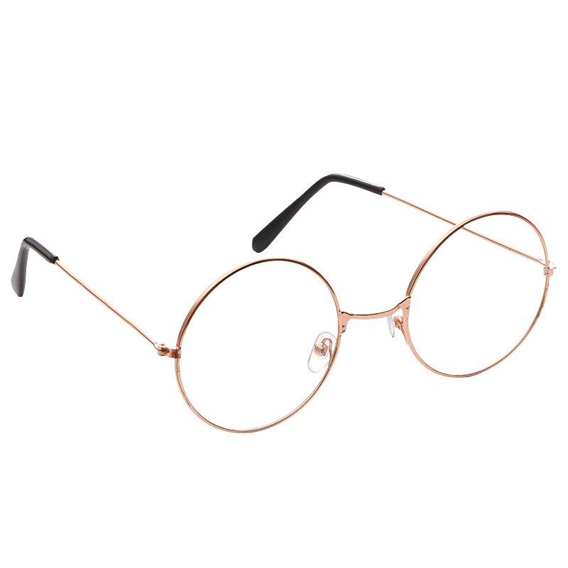 Japanese Harajuku JK round frame glasses frame: Champagne