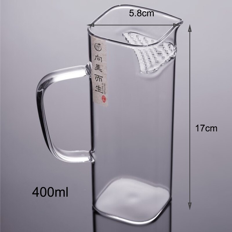 Glass Tea Mug Cup With Tea Infuser Office Tea Glass Bottle 200/300/400ml 3 Styles Drinkware tumbler cup: 1