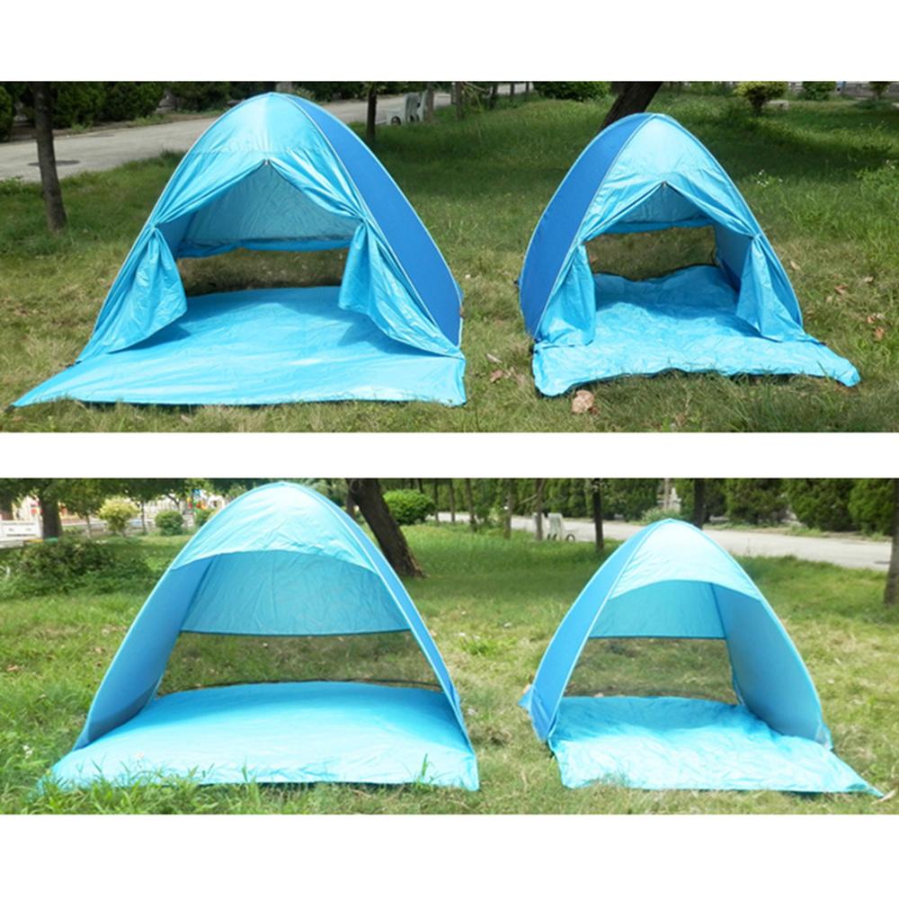 Beach Tent Outdoor Automatic Instant Pop up Tent Ultralight Folding Tourist Fishing Beach Tent Camping 타프 Anti-UV Shelter