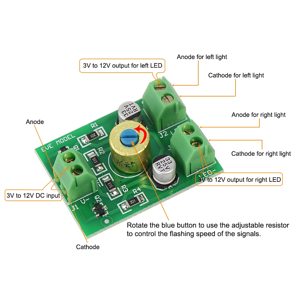 1lot O/HO/N Skala Modell Eisenbahn Block Signal Verkehrs Bahnübergang Signal 4 Köpfe Leds Made + Circuit Board Flasher