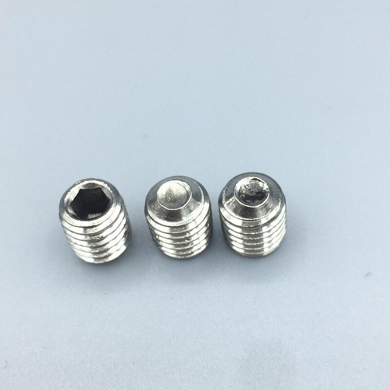 100PCS M3 M4 M5 M6 M8 Allen Head Hex Socket Set Screw Carpenter's Small Screw Furniture Wooden Box Hardware Accessories