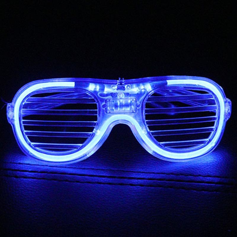 Neuartige led-leuchtbrillen aus stoff – festivalzubehör für kinder: Blau