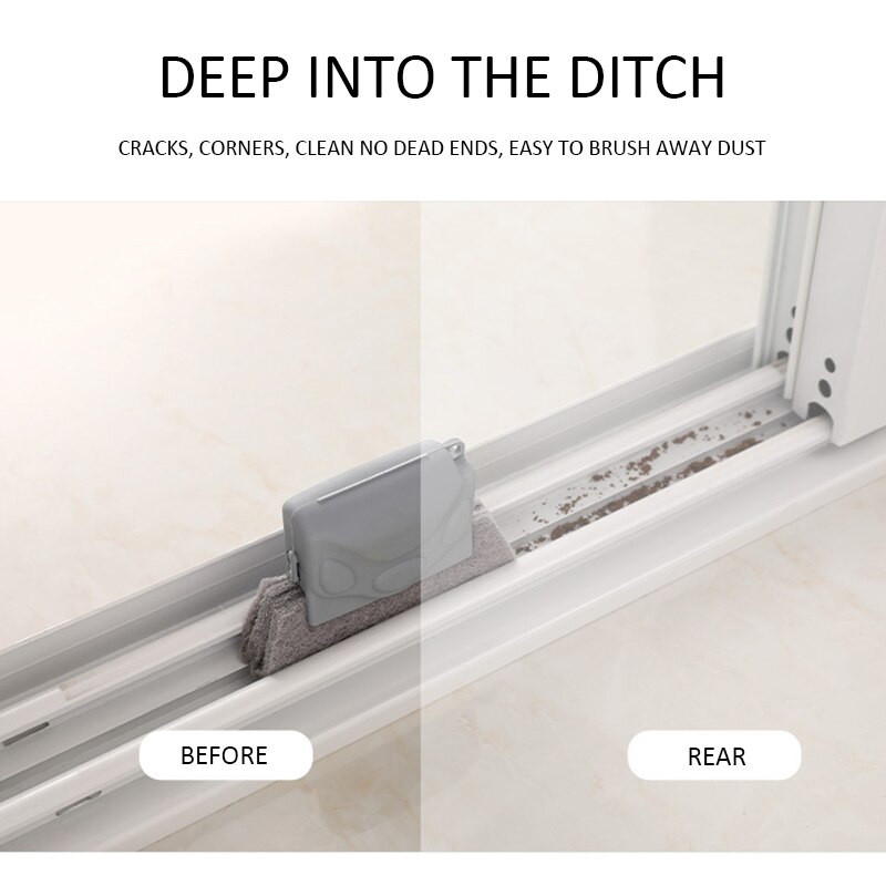 Groove Cleaning Brush Magic Window Cleaning Brush Quickly Clean All Corners And Gaps Groove Cleaning Brush
