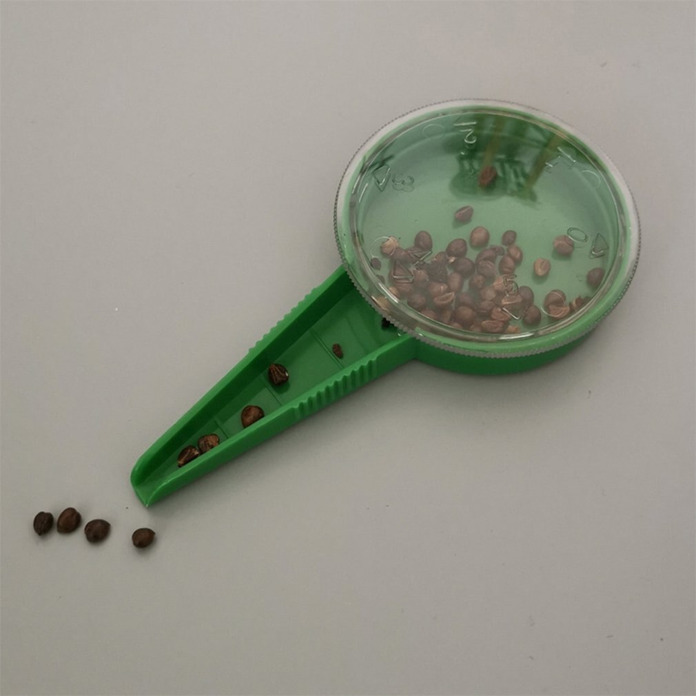 Seed Seeder Fifth Gear Adjustable Light Green Generic Handheld Plastic Seed Seeder Convenient Gardening Tools