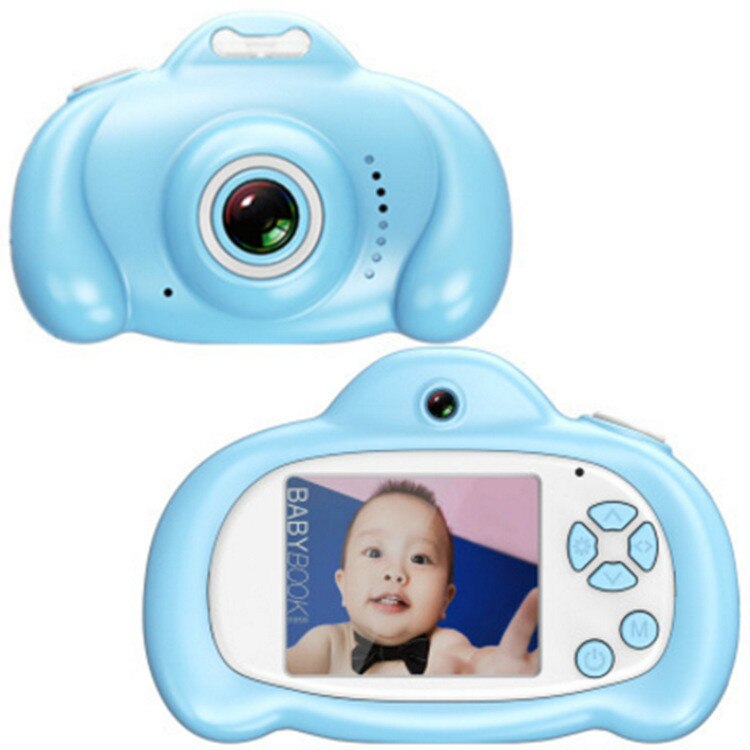 Speelgoed Camera Mini 2.0 Inch Hd Ips Scherm Kinderen Kids Camera 1080P Video Recorder Flash Foto 12MP Camcorder Voor kids: Blue Camera