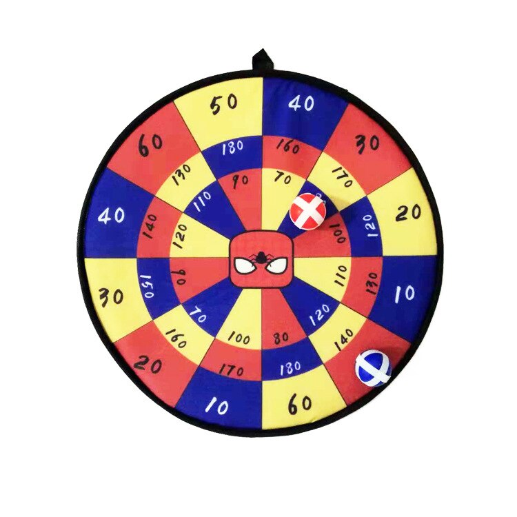 Funny Party Darts Games Stof Plaat Set Sport Dubbele Doel Dart Dartbord Boards Speelgoed Voor Kinderen Volwassen Cave Games Zachte papier: G with 2 balls