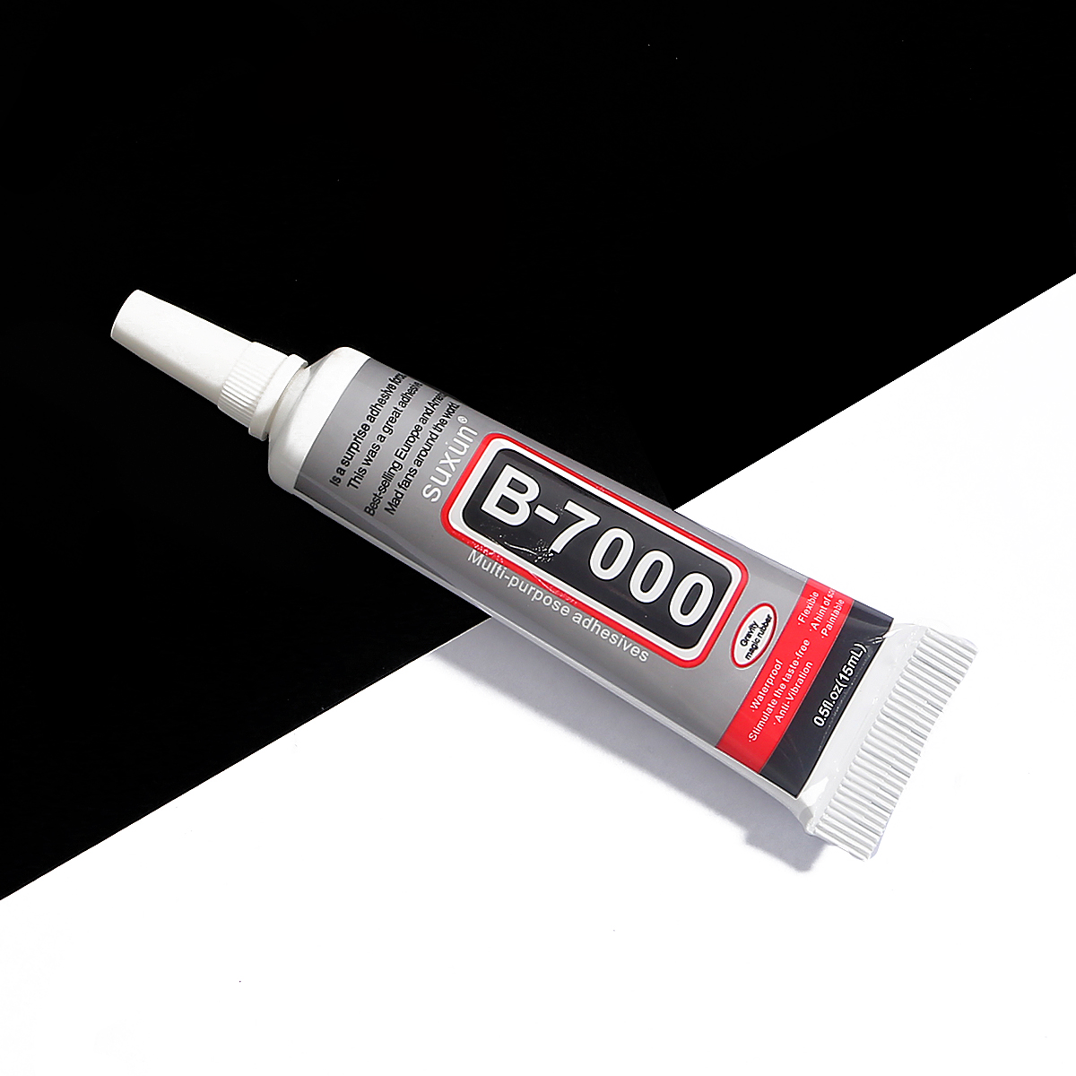 1Pcs Rhinestone Cold Glue B7000 B6000 Epoxy Resin Glue Sealant For Jewelry Rhinestone Glass Mobile Phone Accessories DIY Glue: B-7000 15ML