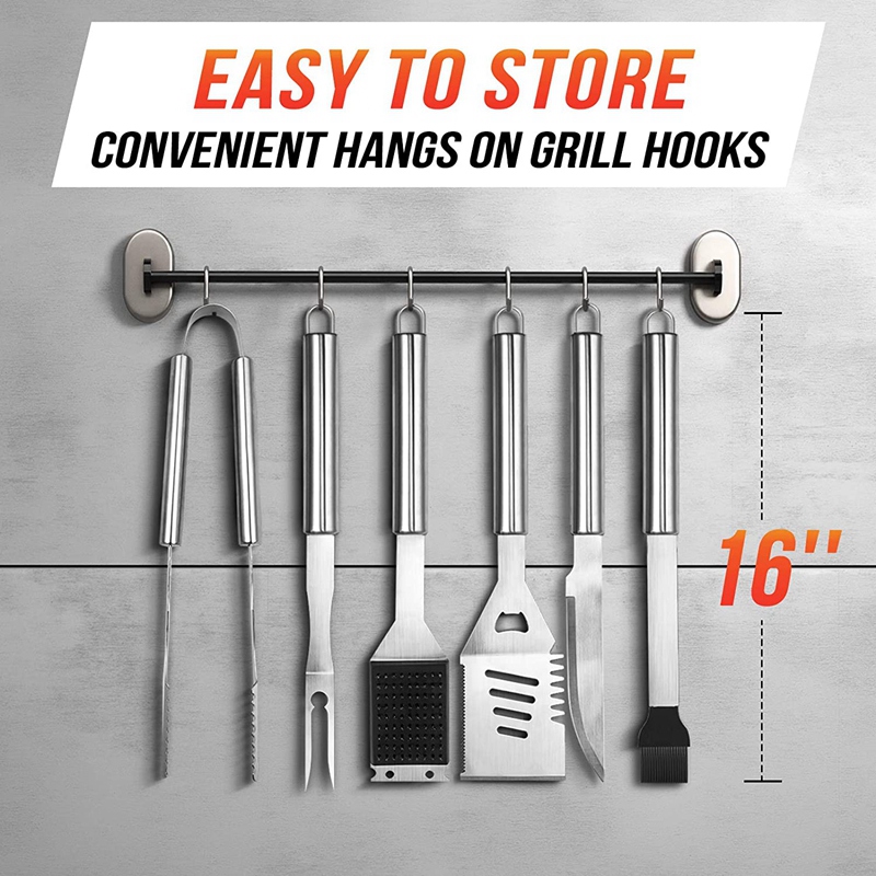 21Pcs Grill Kit, Grill Set, Grilling Utensil Set, Grilling Accessories, BBQ Accessories, BBQ Kit, BBQ Grill Tools