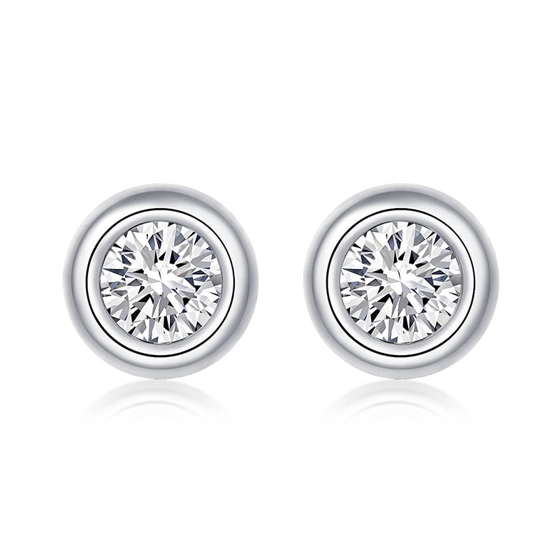 Schmetterlings-einstellen 100%  sterlingsilber, moissanit in der farbe d, halskette, anhänger und Armbinde für damen #39 Party-schmuck: Ohrring