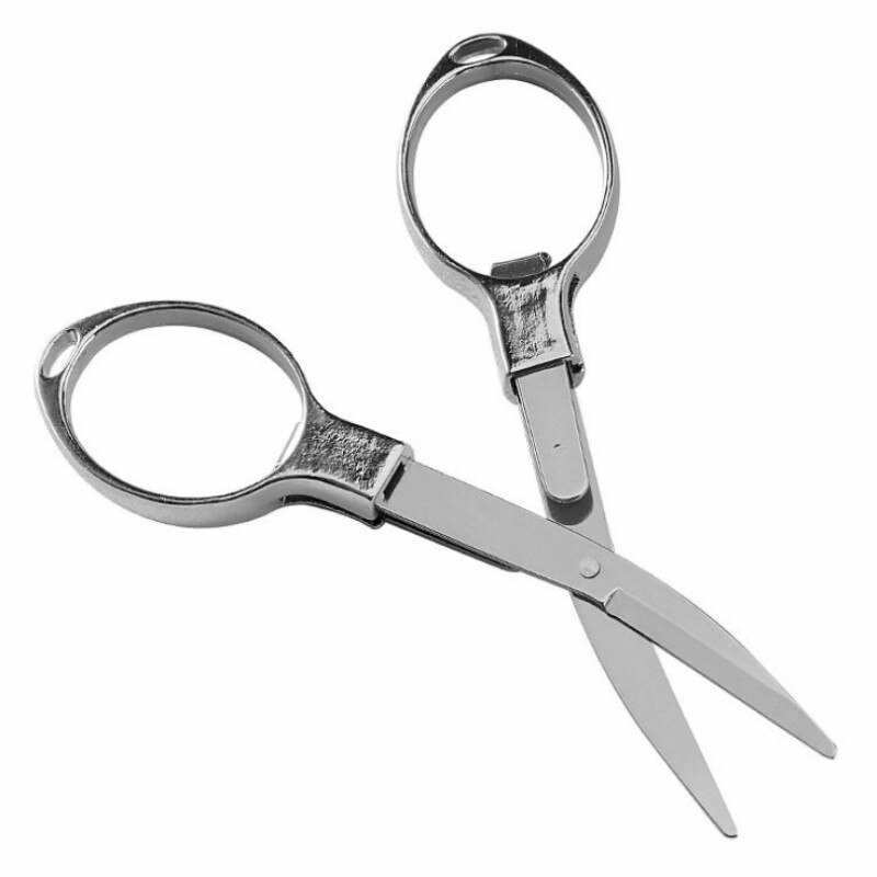 Durable Stainless Steel Foldable Sissors Portable Handmade Crafts Scissors Stationery Folding Scissors DIY SewingTool Home Tools