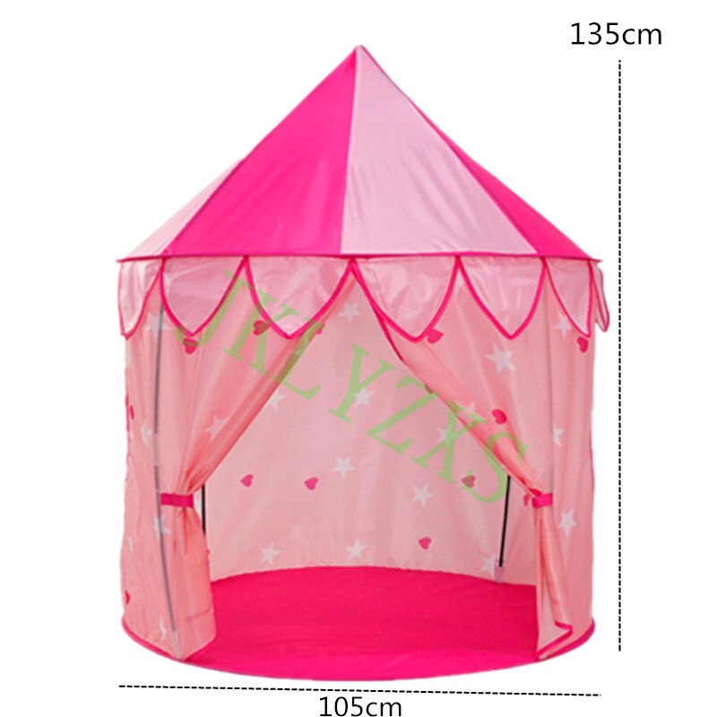 Chateau enfant tente yourte rose pliable jeux de princesse d intérieur pour enfant maison