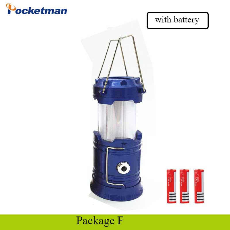 Camping Lantern Solar Power LED Light Source Poweful Portable Tent Work Lamp LED Flame Lantern Torch3 orders: F