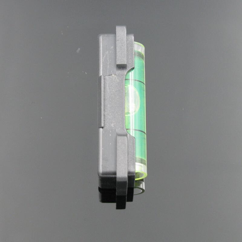 1 Piece 9.5*34mm TV Rack Bubble Level Tools with Plastic Case Spirit level vial Wall hanging TV