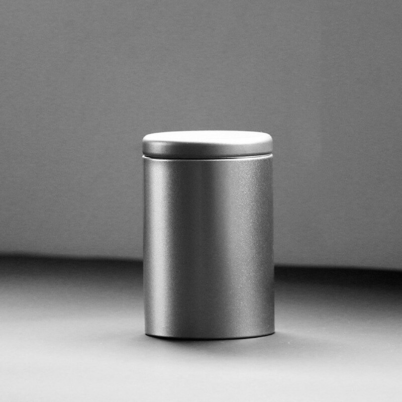 1 stk/pose 50g tedåse opbevaring metalæske lille jernkande forseglet kande til kaffe te slik opbevaring tilbehør beholder dåser: Siliver