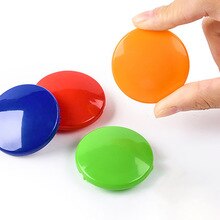 Chinchetas magnéticas de colores para pizarra blanca, tachuelas magnéticas de pulgar para nevera, 6 unidades