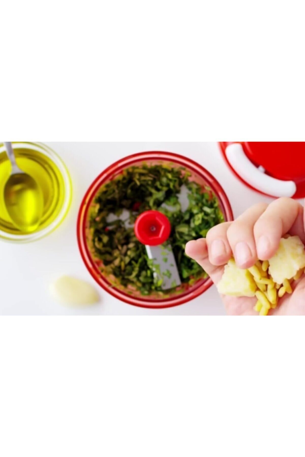 Tupperware Super Chef 1-corde hachoir herbes fraîches, légumes,