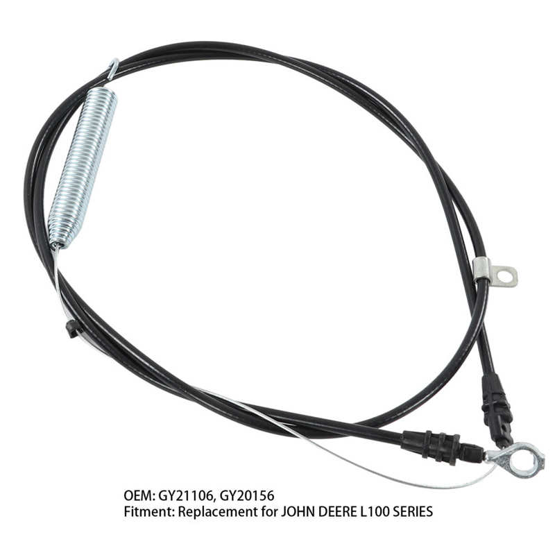 Maaier Clutch Controle Kabel Heavy Duty GY20156 Met Lente Voor Onderhoud Vervanging Voor John Deere L100 Serie