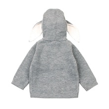 Newborn Girls Infant Winter Knite Sweater Baby Knitwear Long Sleeve Clothes Adorable Baby Cute Long Ears Knitting Sweater 0-2T