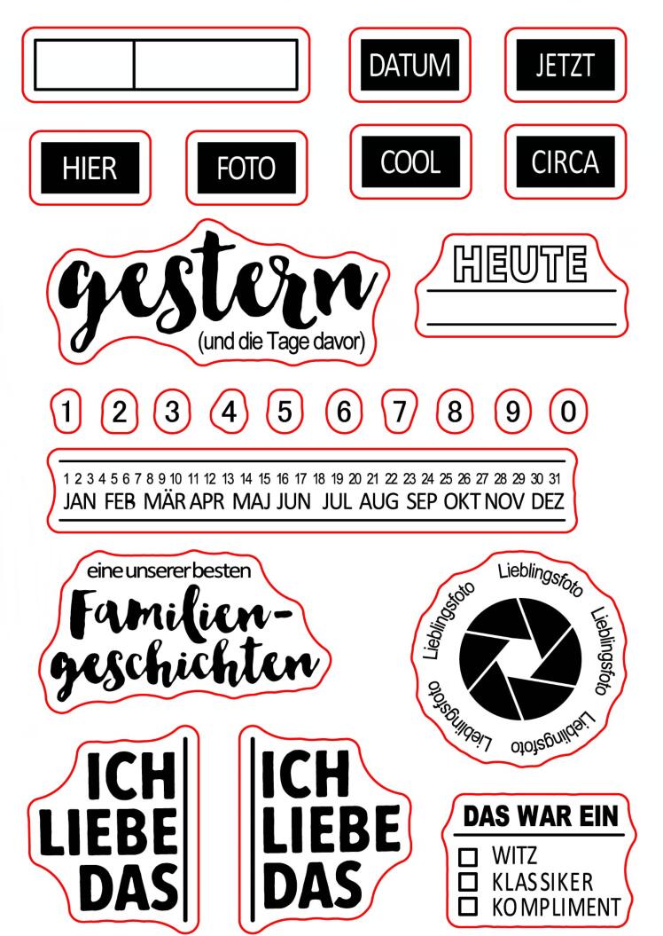 Tysk tydlig silikonstämpel / försegling för diy scrapbooking / album dekorativa tydliga frimärksark  a232: 5