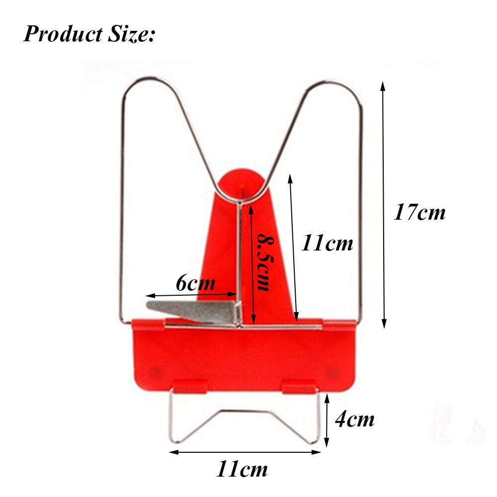 1pc Portable Foldable Reading Adjustable Angle Reading Book Stand Document Holder Bookends Book Organizer
