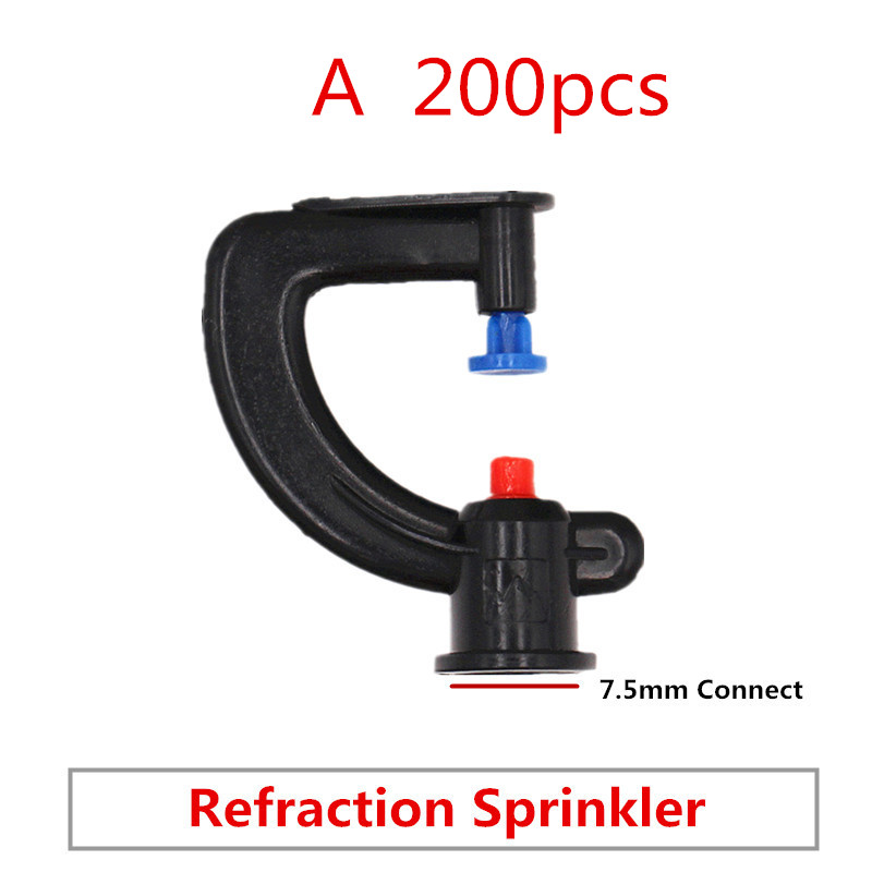 Micro irrigatore capovolto con spruzzatore a 360 gradi di tipo G in ugelli di nebulizzazione per rifrazione in serra per irrigazione a goccia: WHITE