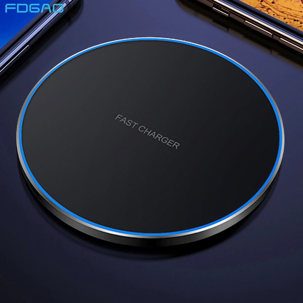 FDGAO 30W Qi Wireless Charger For iPhone 12 11 Pro Max XS XR X 8 Samsung S20 S10 S9 Xiaomi 10 Huawei Fast Charging Induction Pad