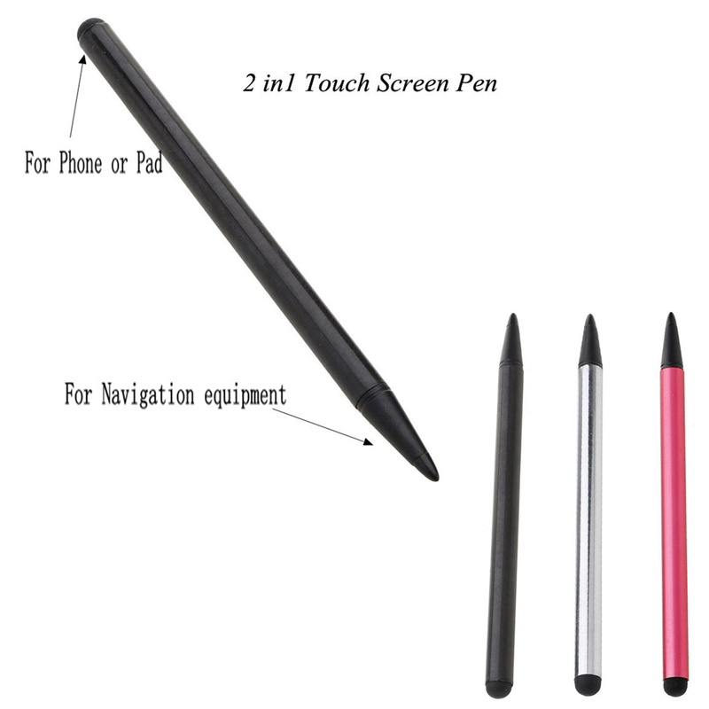 2 In1 Touch Screen Pen Stylus Universele Voor Iphone Ipad Samsung Tablet Telefoon