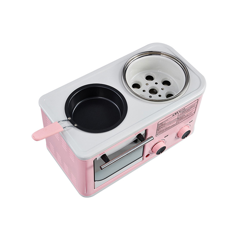 Household Oven Bread Toaster Electric Breakfast Machine Multifunctional Three-in-one Breakfast Making Egg Oven Machine