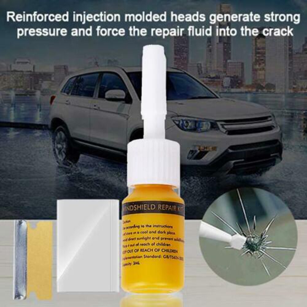 Parts Repair Fluid Kit Glass DIY Curing Strip Accessories Auto Windshield Window
