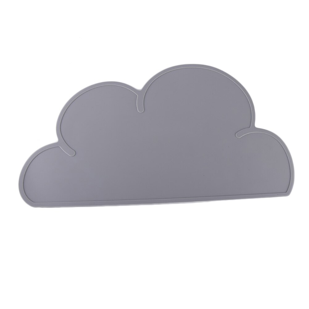 Portable Cloud Shaped Silicone Placemat Children Baby Plate Mat Waterproof Tableware Heat Resistant Bowl Pad Home Dinner Tools