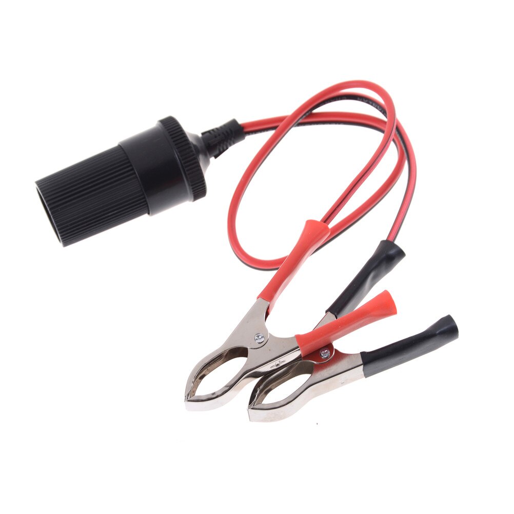 Alligator Clips Crocodile Wire DC Voltage Meter Ammeter Capacity Power Meter Monitor Male/female To Car Cigarette Lighter