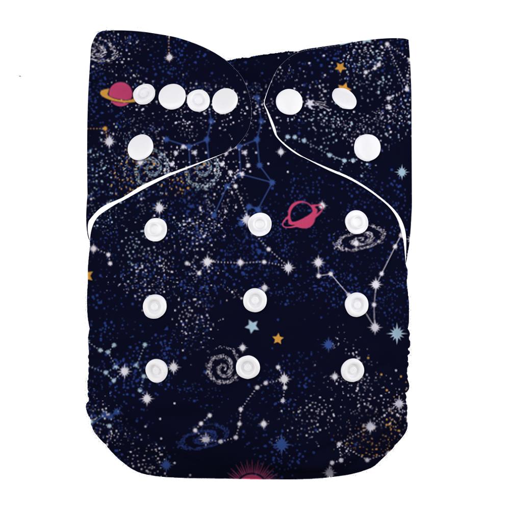 Couche lavable lilbit, taille unique, ajustable, lavable et réutilisable, pour bébés filles et garçons: Bl78