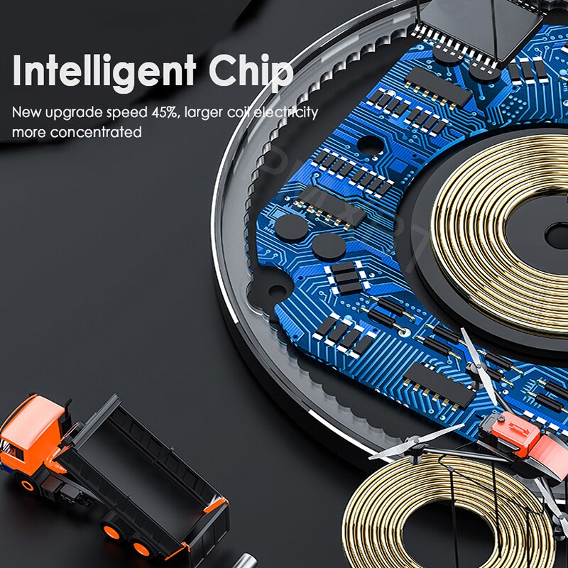 Draadloze oplader voor samsung galaxy  s10 s9 note 9, snellaadpad voor iphone 11 pro xs max xr  x 8 plus 10w qi-inductielader