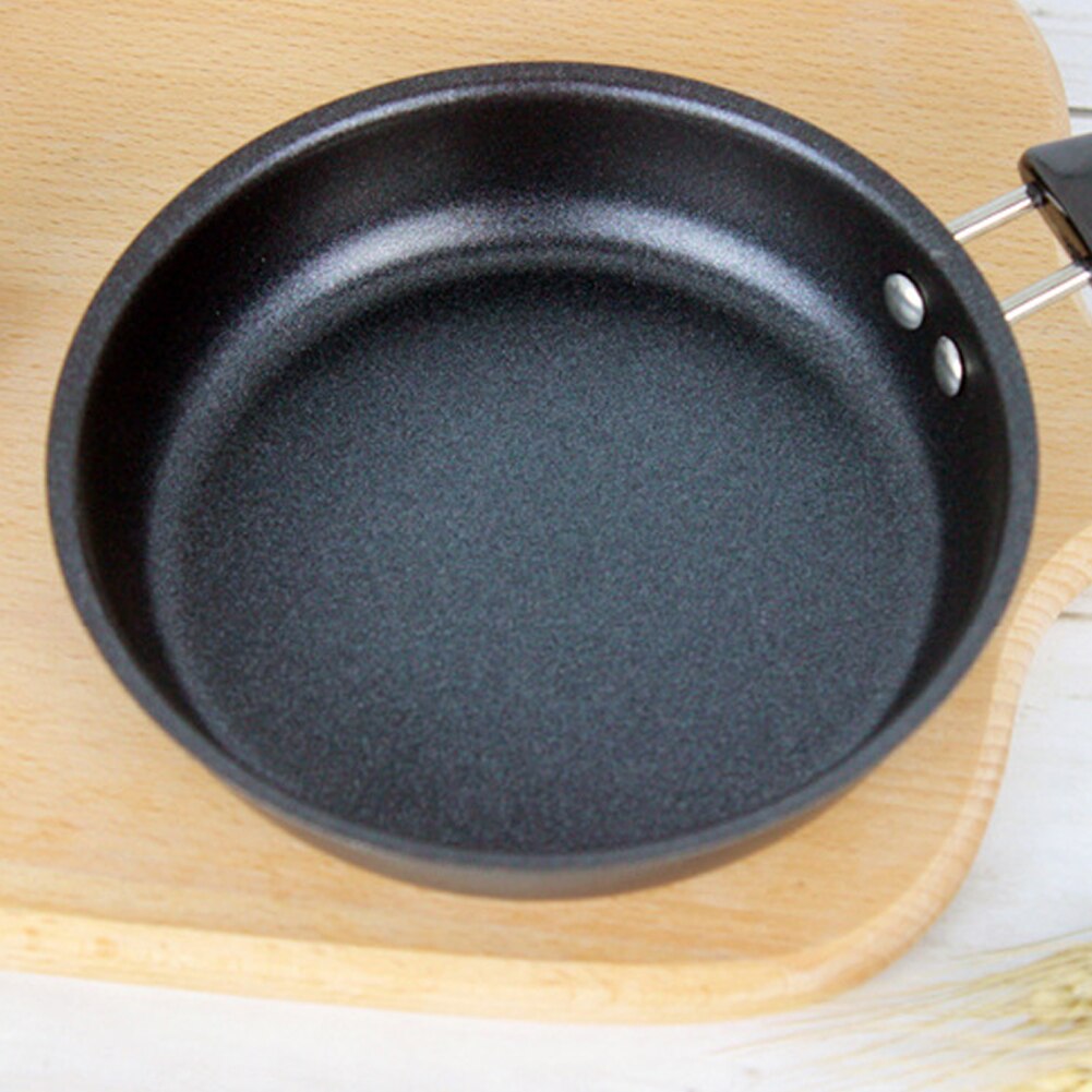 Mini pander omelet nonstick bakelit håndtag varmeisolering anti-skoldning skrue forstærkning giftfri gryde anti-ridse