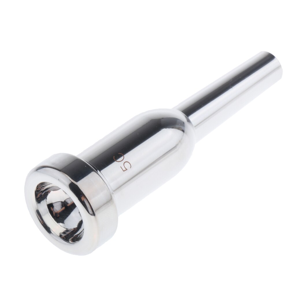 Silver Plated Mega Rich Tone Trumpet Mouthpiece 5C