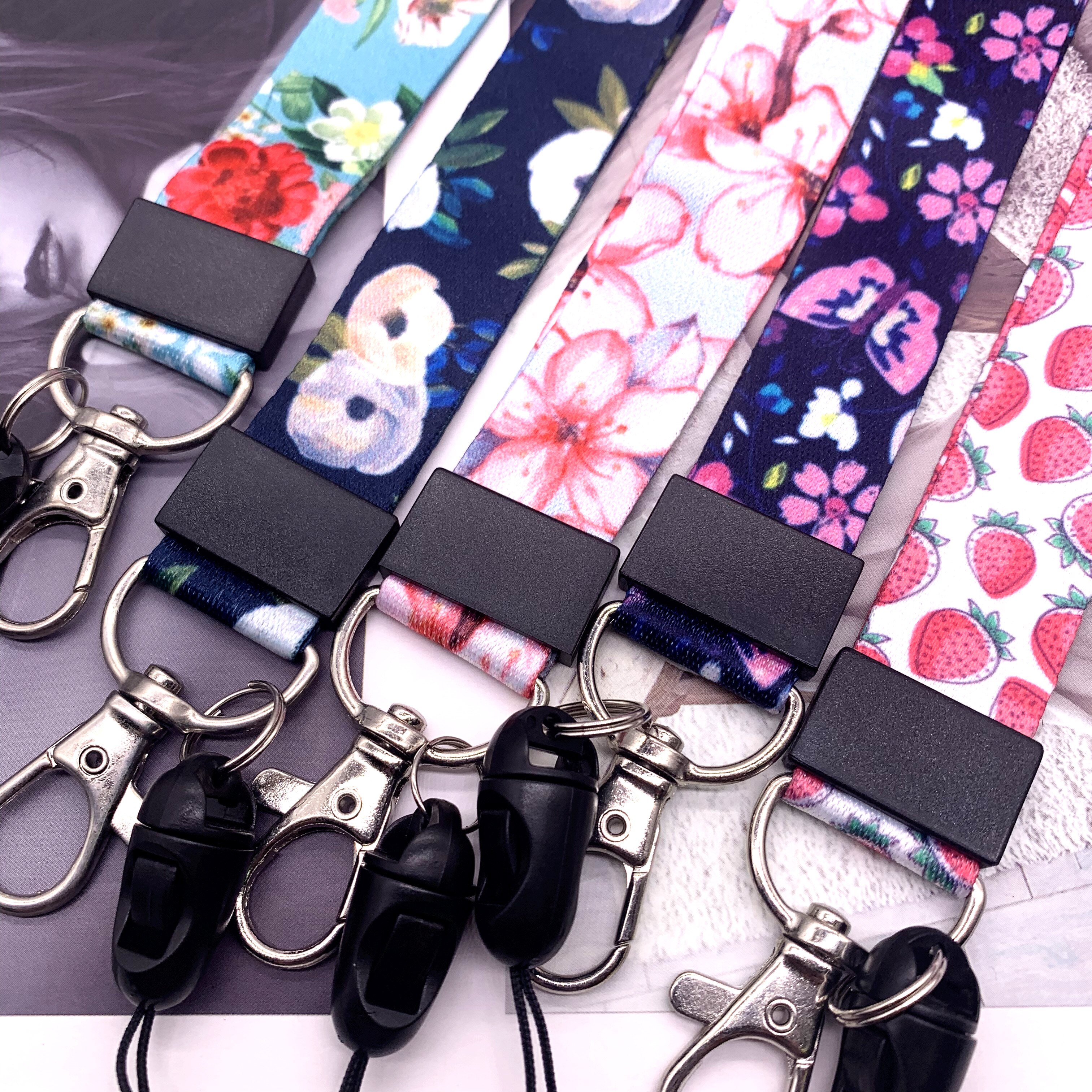 Mobile Neck Strap Lanyards for keys ID Card Gym Mobile Phone Straps USB badge holder DIY Hang Rope Lariat Lanyard For Huawei